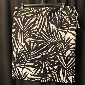 ALFANI Portofino Shadow Palm Mini Skirt (NWT) (SZ 16)